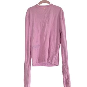 PINK Victoria's Secret Long Sleeve T Shirt Top Lilac Purple S